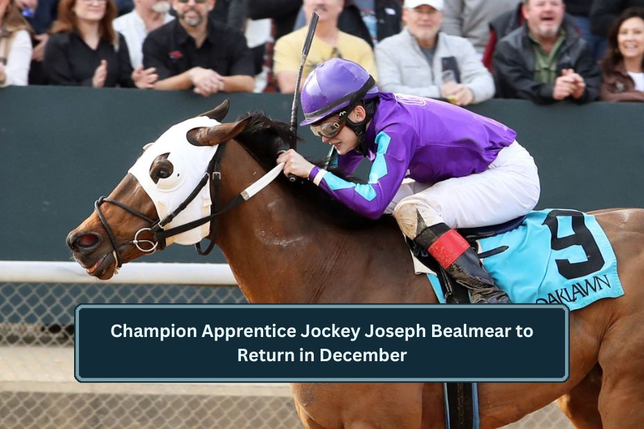 Champion Apprentice Jockey Joseph Bealmear to Return in December