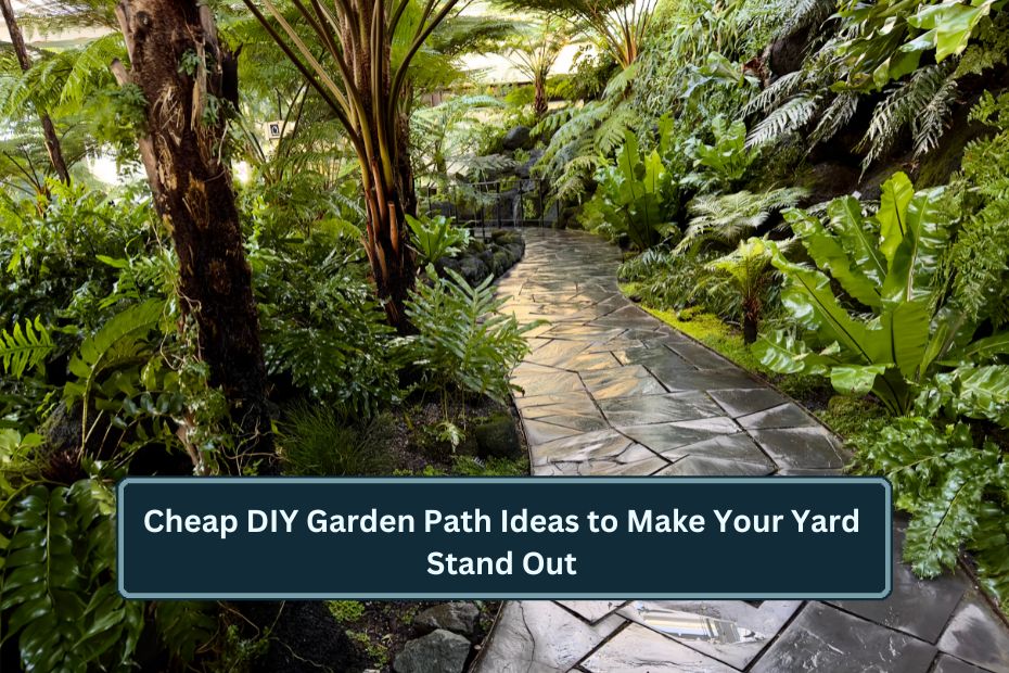 Cheap DIY Garden Path Ideas