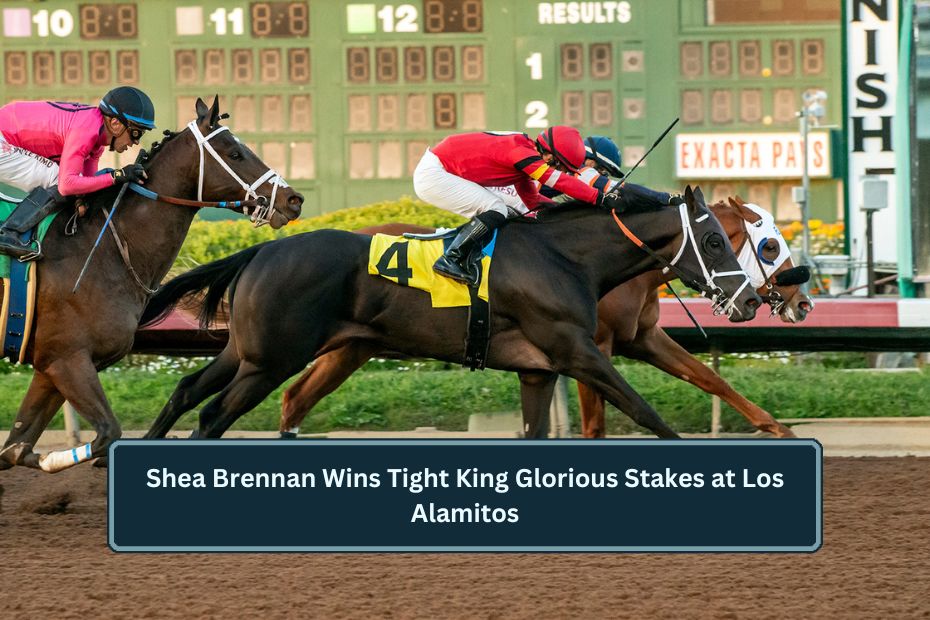 Shea Brennan Wins Tight King Glorious Stakes at Los Alamitos