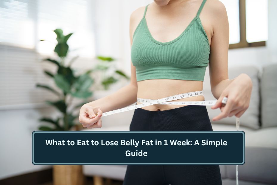 What to Eat to Lose Belly Fat in 1 Week: A Simple Guide