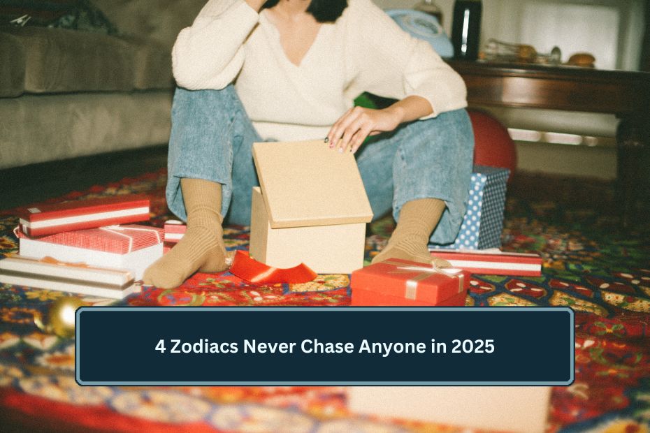 4 Zodiacs Never Chase Anyone in 2025