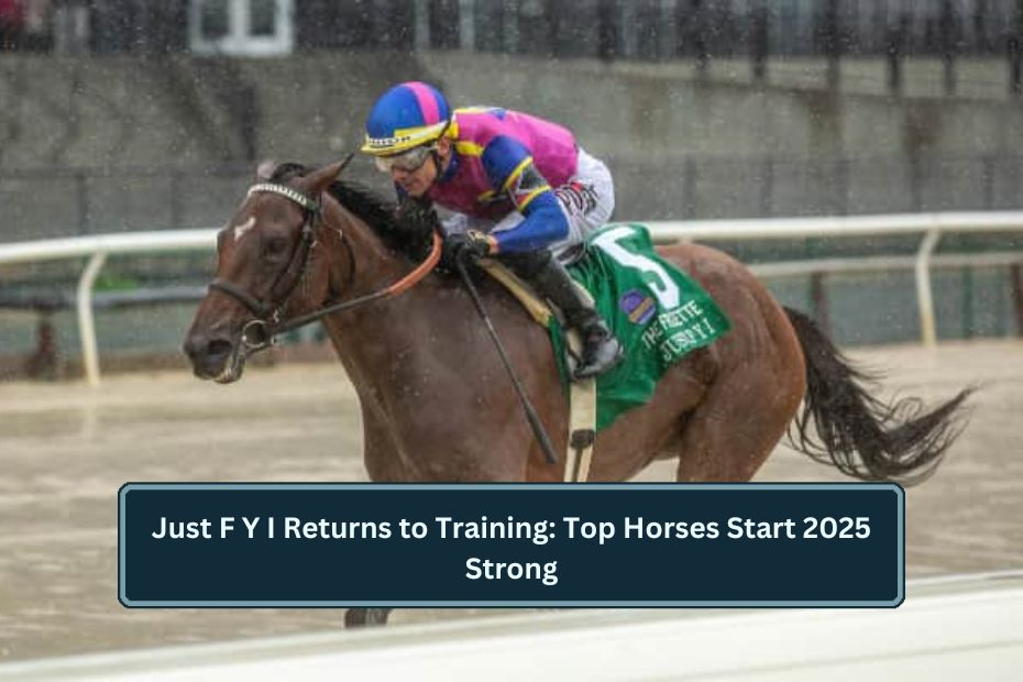 Just F Y I Returns to Training: Top Horses Start 2025 Strong